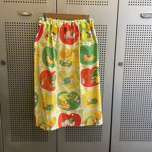 古着 ヴィンテージ vintage スカート パッチワーク ファブリック  