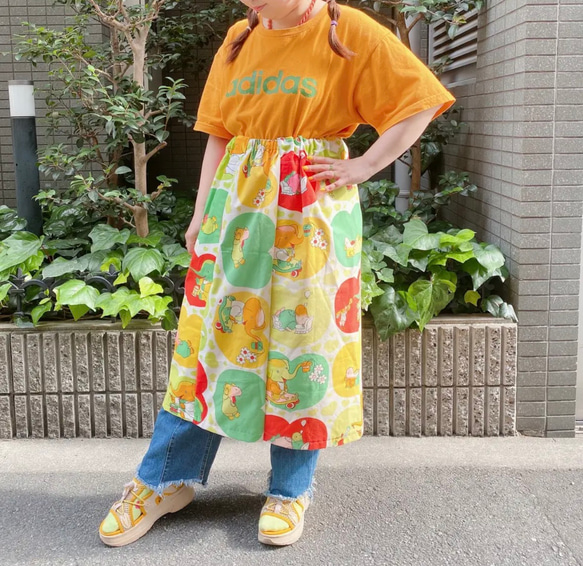 古着 ヴィンテージ vintage スカート パッチワーク ファブリック