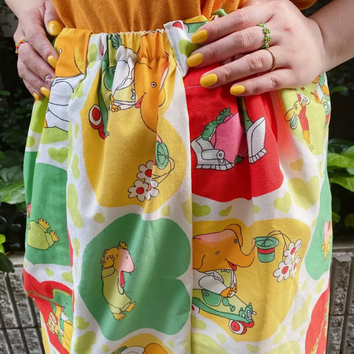古着 ヴィンテージ vintage スカート パッチワーク ファブリック