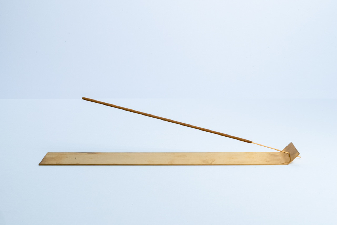 真鍮製 インセンスアシュトレイ -L-