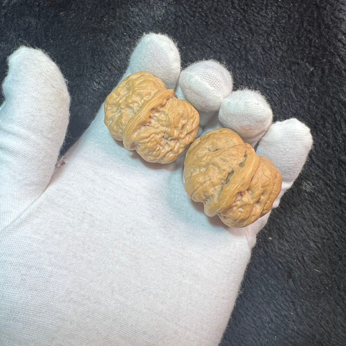 遊ぶ胡桃、「延慶ガマの頭」文玩核桃、クルミ核桃セット363727/29.2g