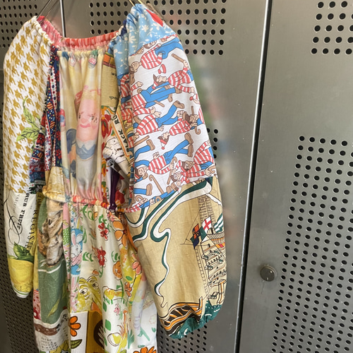 古着 ヴィンテージ vintage ワンピース パッチワーク 古着 ヴィンテージ vintage ワンピース パッチワーク