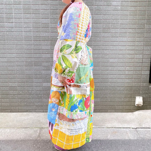 古着 ヴィンテージ vintage ワンピース パッチワーク