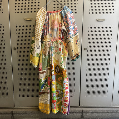 古着 ヴィンテージ vintage ワンピース パッチワーク 古着 ヴィンテージ vintage ワンピース パッチワーク