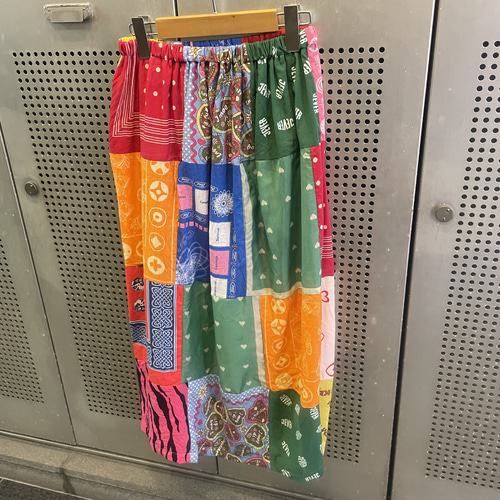 古着 ヴィンテージ vintage スカート パッチワーク リメイク リメイク