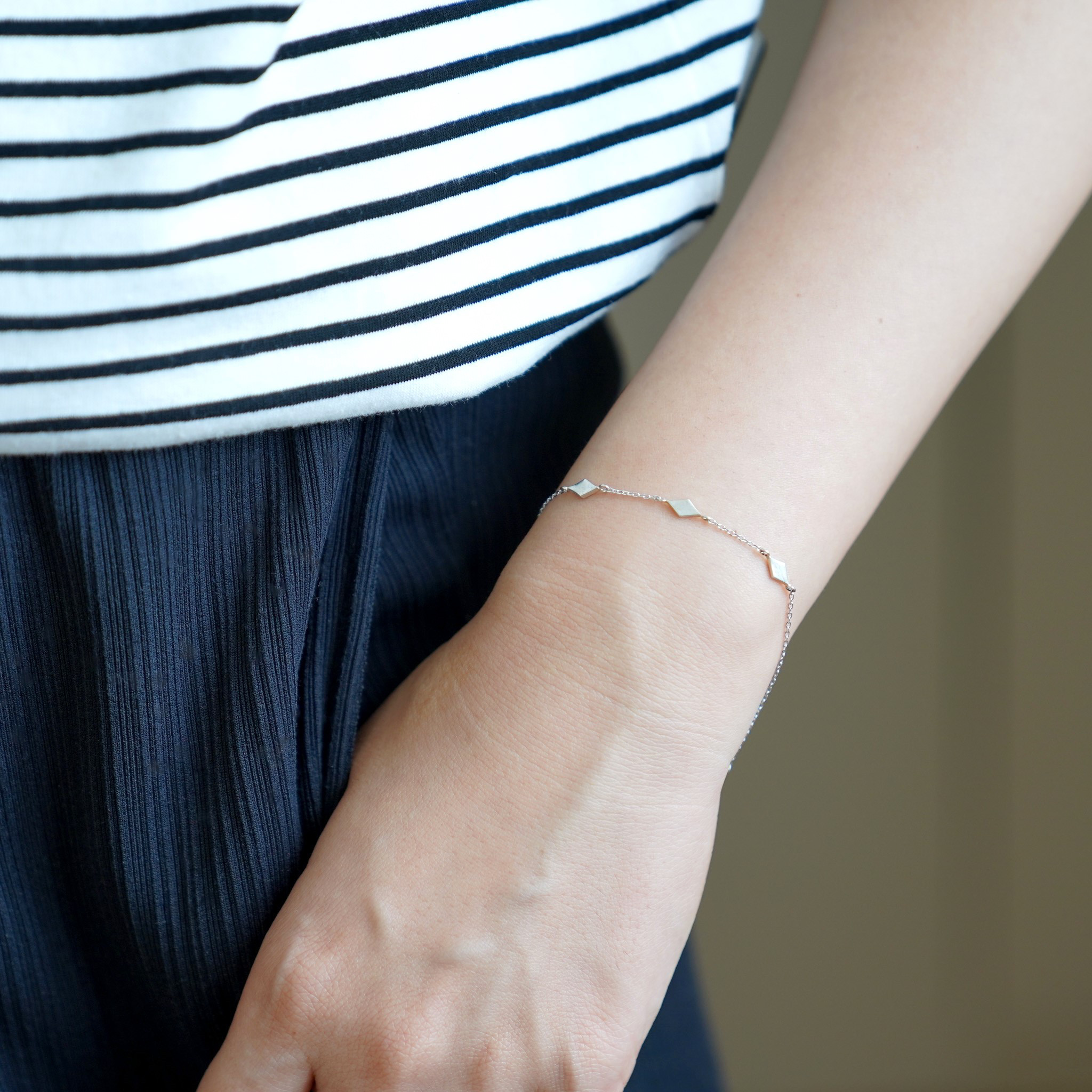 <Herz> Horizontal Herz Bracelet / SV925 ≪送料無料≫