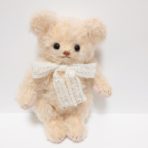 テディベア ホワイトベア ぬいぐるみ ラティニティモヘア