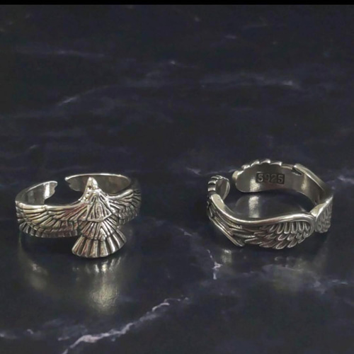 限定価格 silver925 刻印入り メキシカンリング メンズ 指輪 2