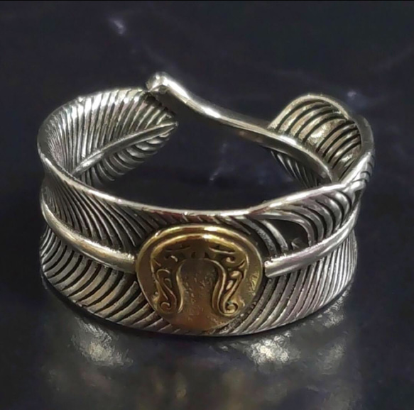 オープン特価 刻印入り silver925 メンズ メキシカンリング