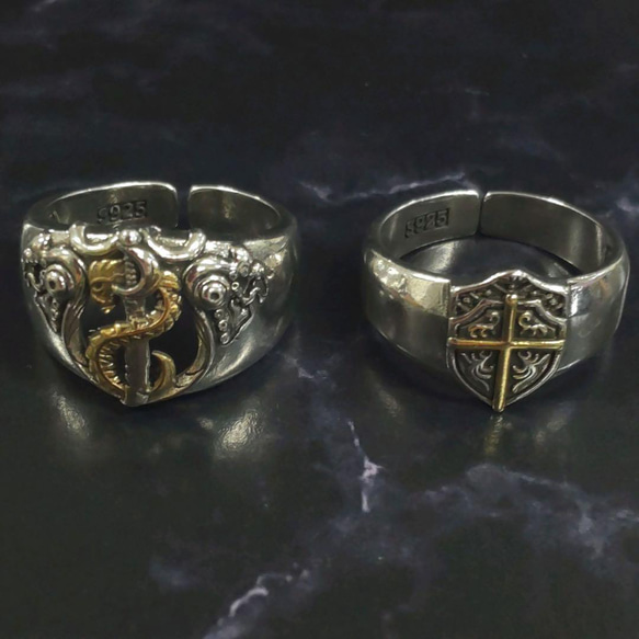 限定価格 silver925 刻印入り メキシカンリング セット メンズ