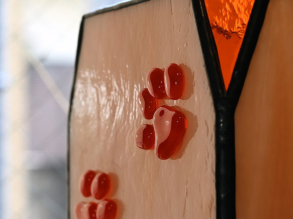 目が光る猫のランプ(三毛猫) 689 