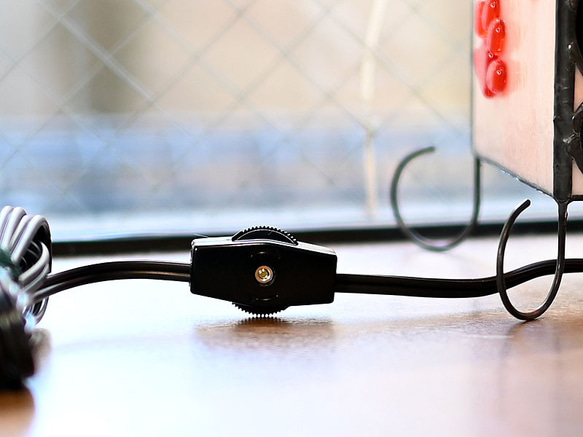 目が光る猫のランプ(三毛猫) 689 