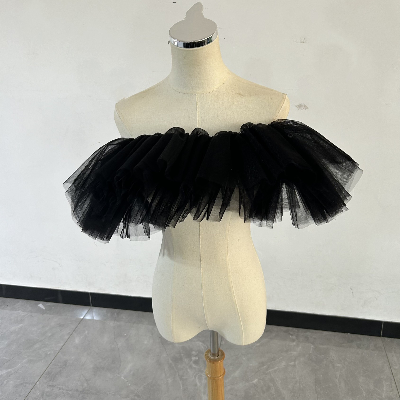 黒 ウエディングドレス オフショルダー カラードレス サイズ調整可能　ドレスアレンジ お色直し