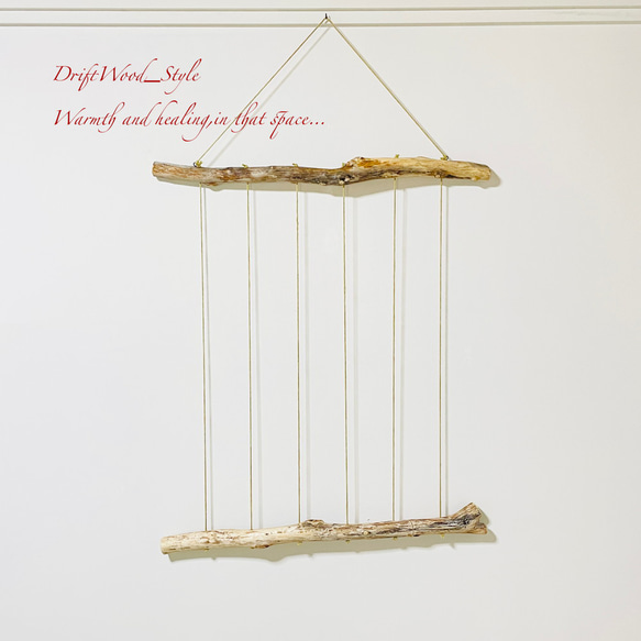 流木インテリア 壁一面に写真を飾れる大サイズのフォトディスプレイ 流木 写真ハンガー ウォールデコ 壁掛け N11 5枚目の画像