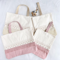 ⑅インド刺繍リボン⑅レッスンバッグ レッスンバッグ hanyuka