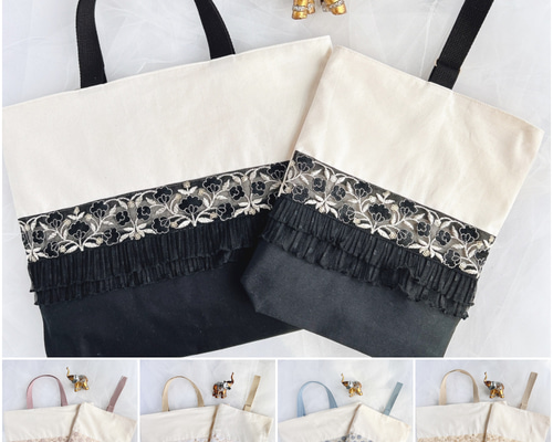 レッスンバッグ♡シューズ入れ♡巾着袋♡リバティ♡名入れ刺繍♡おしゃれ♡フリル レッスンバッグ♡リバティ♡名入れ刺繍♡おしゃれ♡フリル