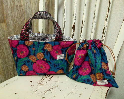 リバティMaud's Posyモーヅポ―ジーTres petit toteちっちゃなトートと