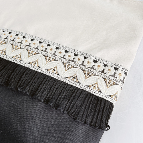 ⑅Hk⑅ インド刺繍リボン 入園入学5点セット ⑅インド刺繍リボン⑅入園入学3点セット ❁お花と双葉柄