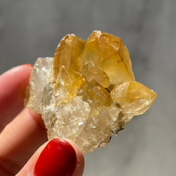 ザンビア産 ゴールデンヒーラー】クラスター（No.4）鉱物 天然石 左