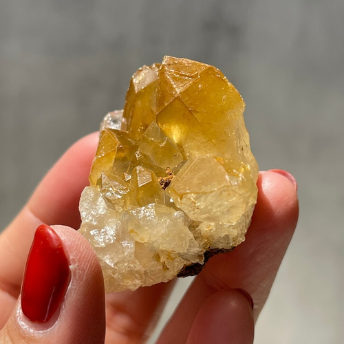 ザンビア産 ゴールデンヒーラー】クラスター（No.4）鉱物 天然石 左