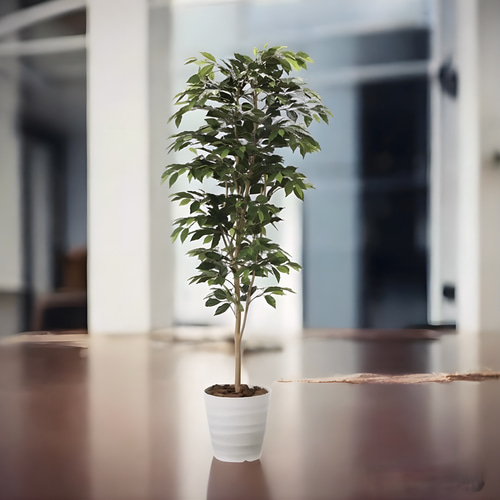 光触媒 人工観葉植物 フェイクグリーベンジャミン 高さ 1.8m その他 