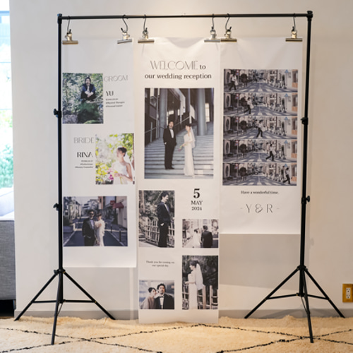 タペストリー3枚セット 結婚式 wedding ウェルカムスペース ウェルカム