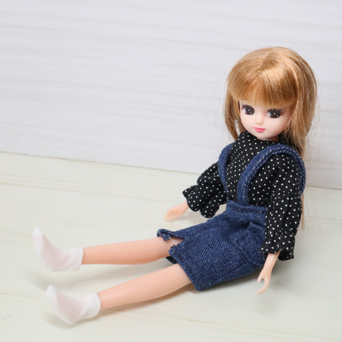 送料無料）ブライス、リカちゃん、アイシードール、ショート白黒