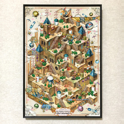 アートポスター『キカイ王国の迷宮』A3サイズ・A3ノビサイズ 絵画