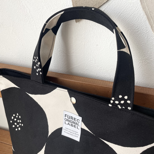 9.5号帆布 あんぱん柄ドット【Sサイズ】トートバッグ トートバッグ