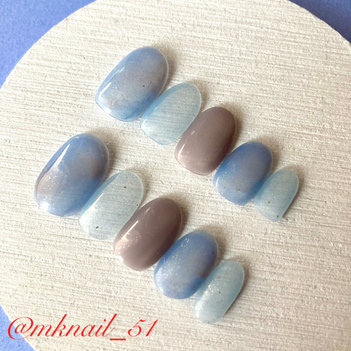 ネイルチップ(No.28) ニュアンスネイル シンプルネイル ネイルチップ  