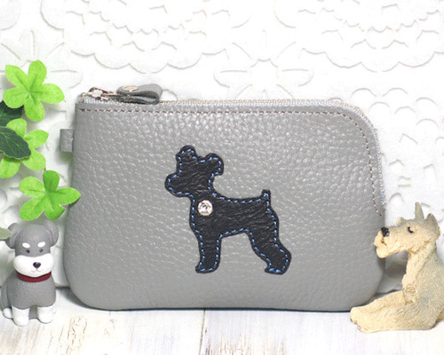 みるく/セミオーダー/柴犬ちゃんのL字ファスナーミニ財布2 みるく様専用/セミオーダー/柴犬ちゃんのL字ファスナーミニ財布2