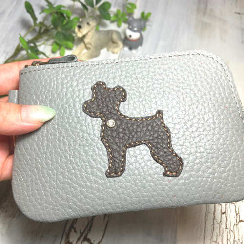 みるく/セミオーダー/柴犬ちゃんのL字ファスナーミニ財布 みるく/セミオーダー/柴犬ちゃんのL字ファスナーミニ財布2 みるく/セミ