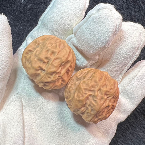 遊ぶ胡桃、「延慶ガマの頭」文玩核桃、クルミ核桃セット353731/29.2g