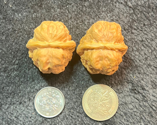 遊ぶ胡桃、「延慶ガマの頭」文玩核桃、クルミ核桃セット353731/29.2g