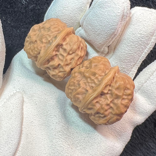 遊ぶ胡桃、「延慶ガマの頭」文玩核桃、クルミ核桃セット353731/29.2g