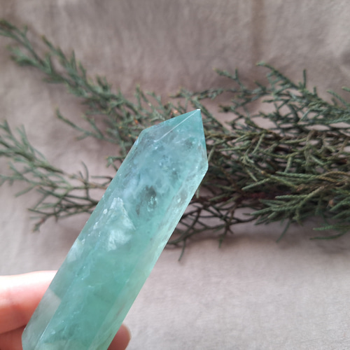 ラピスラズリ 六角柱[t333-4604] フローライト ラピスラズリ 六角柱