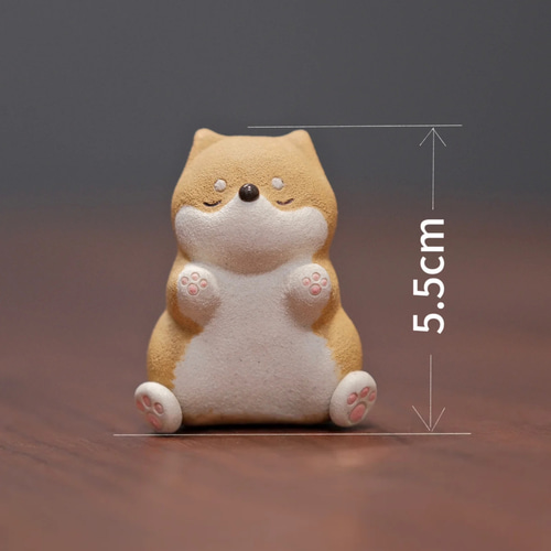 柴犬 キャンドル用 陶器 かわいい置き物 オブジェ インテリア その他