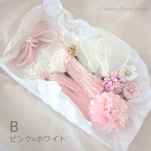 七五三＊和洋ミックス髪飾り9色 ❀よくばり髪飾り ヘッドドレス