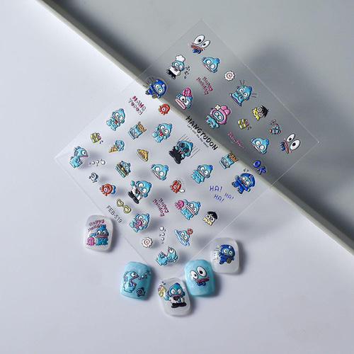 NT880 ネイルシール ぷっくり3D ハンギョドン サンリオ キャラクター