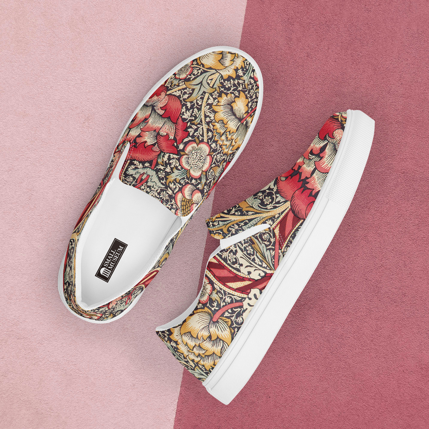 【ウィリアム・モリス】～Wandle～　絵画スリッポンシューズ/スニーカー（ユニセックス）