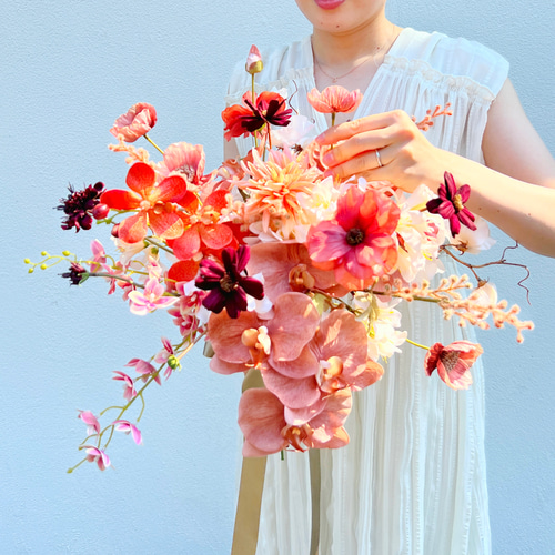 受注製作】大人っぽニュアンスブーケ ウェディングブーケ おしゃれ