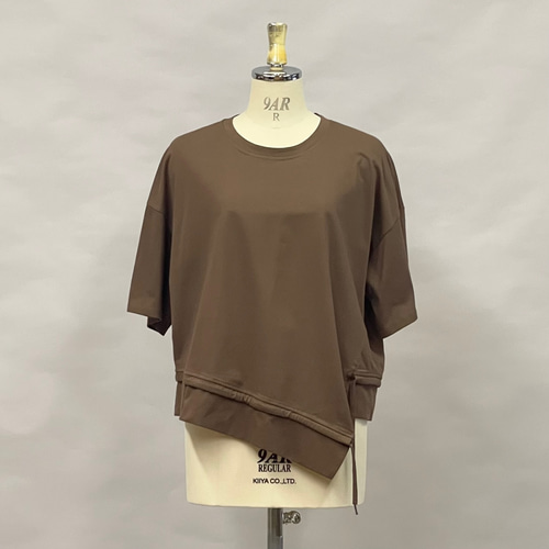 SALE オーバーサイズ アシンメトリーTシャツ レディース