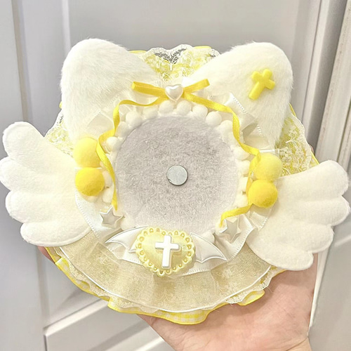 痛ロゼット ロゼット たかい 黄色 イニシャル付き