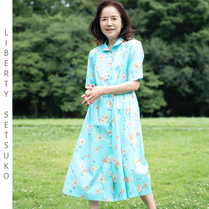 ま*う様 佐橋節子　リバティ　ワンピース ま*う様 佐橋節子　リバティ　ワンピース