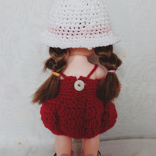 ソランちゃん  ワンピース  3点セット M041 メルちゃん ソランちゃん 服 ハンドメイド ワンピース3点