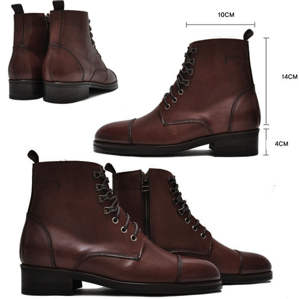 レースアップブーツ レザーブーツ メンズブーツ ブーツ 本革 大きいサイズ 靴 小さいサイズ 靴 lav 