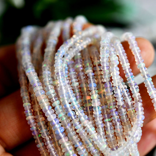 宝石質 エチオピア産 ウォーターオパール オパール（5cmセット) 2.2