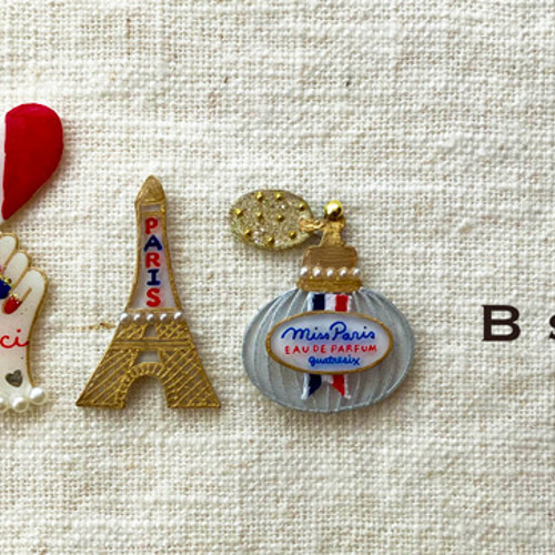 パリジェンヌのたしなみ♥コスメブローチセット ブローチ quatresix