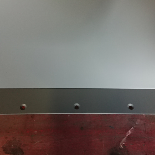 マットグレーでアイアンなBOX鉄脚♪ 50×400×650mm S型 2脚ver 