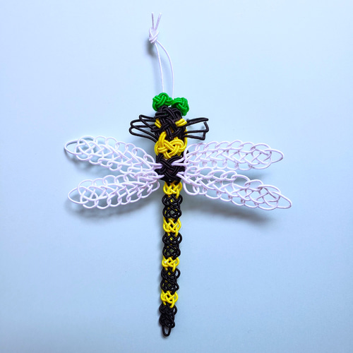 オニヤンマの水引ブローチ＆オーナメント（ほぼ原寸） ブローチ サリー